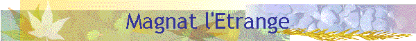 Magnat l'Etrange