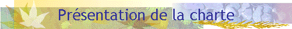 Prsentation de la charte